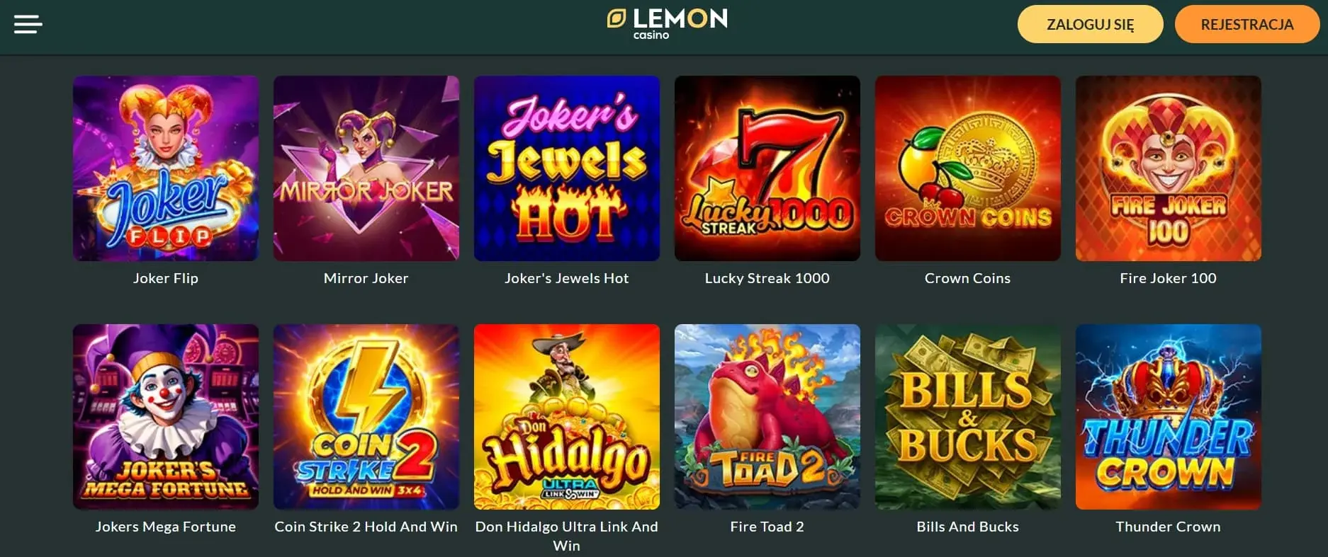 Lemon Casino screenshot